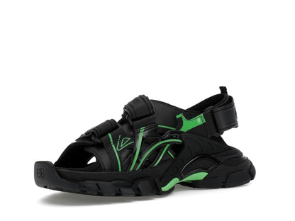 Balenciaga Track Sandal Black/Fluo Green