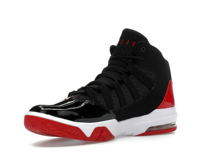 Jordan Max Aura Black Red Patent