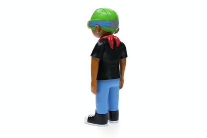 Hebru Brantley x Mindstyle Fly Boy Black Tee Vinyl Figure Multi