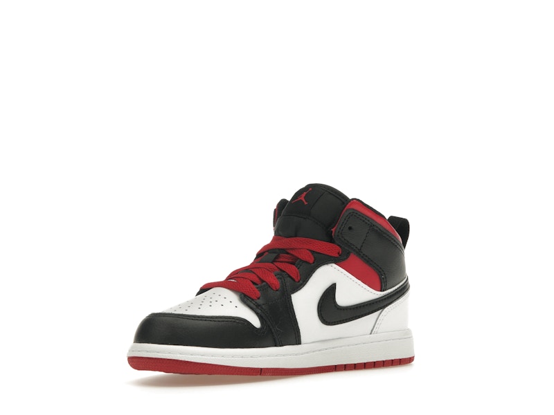 Jordan 1 Mid Gym Red Black Toe (PS)