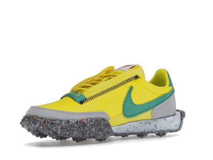 Nike Waffle Racer Crater Yellow Strike Roma Green (Women's)