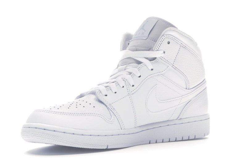 Jordan 1 Mid Triple White (2018)