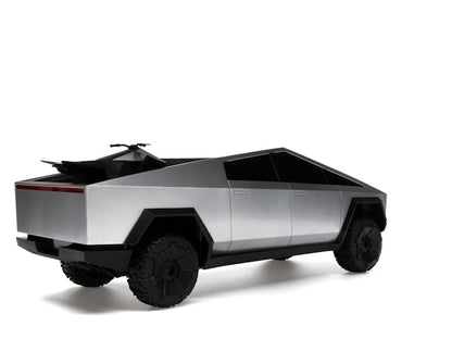 Hot Wheels x Tesla Cybertruck 1:10 Scale RC Car (2021 Version w/ Cyberquad)