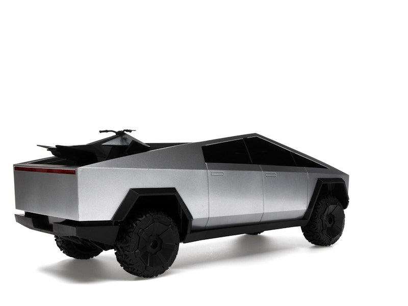 Hot Wheels x Tesla Cybertruck 1:10 Scale RC Car (2021 Version w/ Cyberquad)
