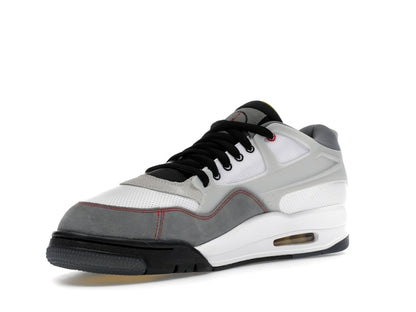 Jordan 4 RM Premium White Black Smoke Grey Fire Red