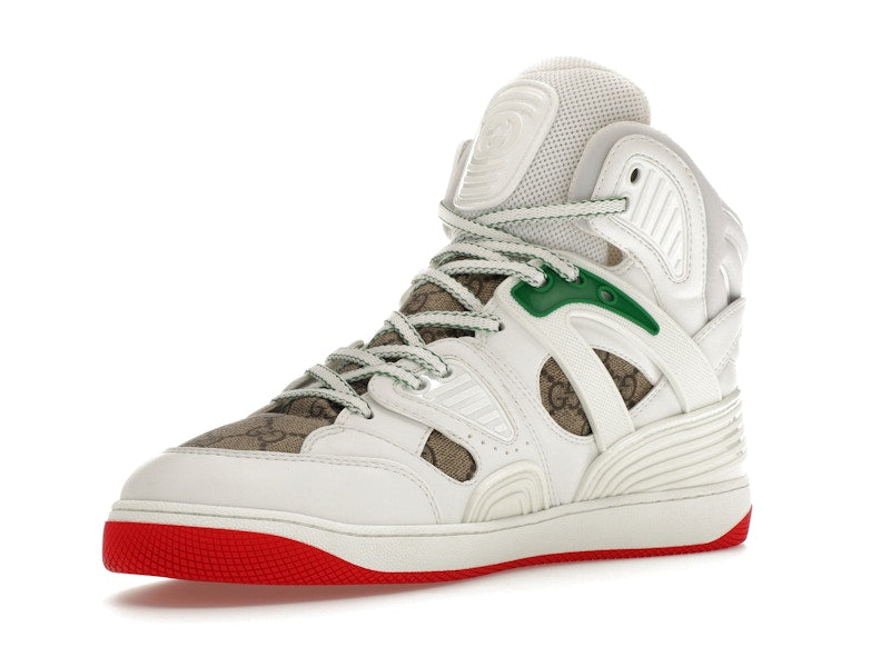Gucci Basket White Demetra Red