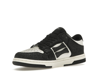 AMIRI Skel Top Low Shimmer Black White