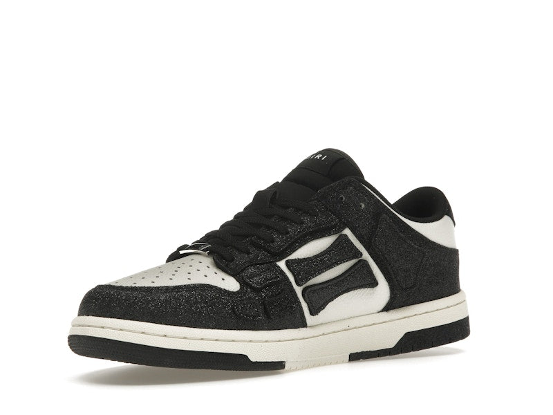 AMIRI Skel Top Low Shimmer Black White