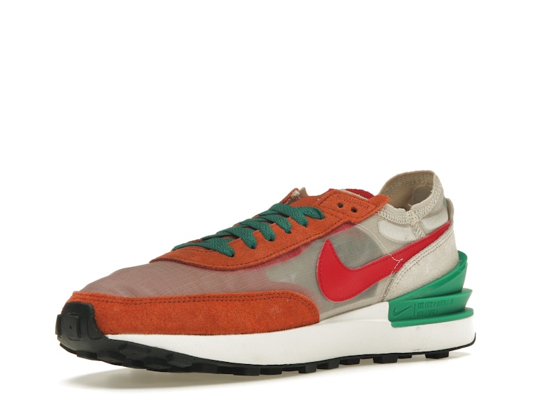 Nike Waffle One Burnt Sunrise Light Orewood Brown Malachite Mystic Hibiscus (Women's)