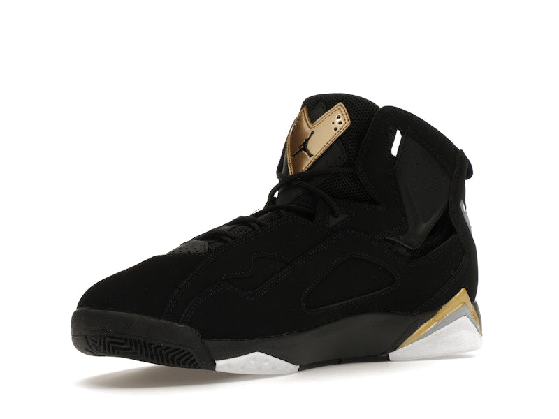 Jordan True Flight Black Metallic Gold