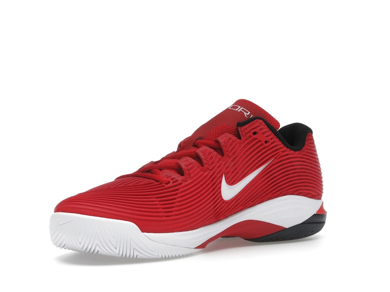 Nike Court Air Zoom Vapor 12 HC University Red Black Gym Red White