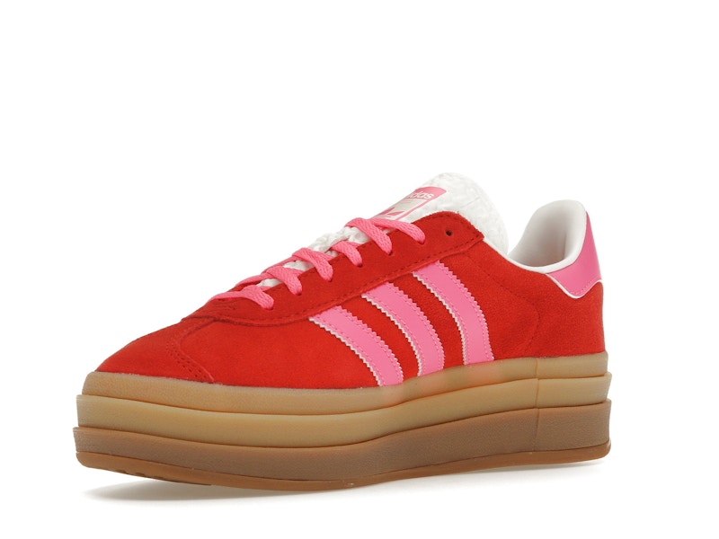 adidas Gazelle Bold Collegiate Red Lucid Pink (Women's)