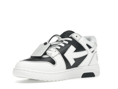 OFF-WHITE Out Of Office OOO Low Tops Black White