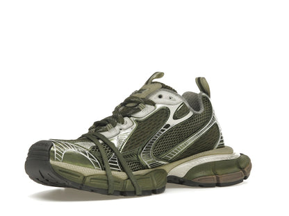 Balenciaga 3XL Dark Green Light Beige