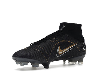 Nike Mercurial Superfly 8 FG Black Metallic Silver Gold