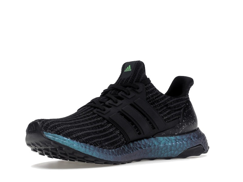 adidas Ultra Boost Black Green Zest