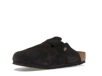 Birkenstock Boston Soft Footbed Suede  Mocha