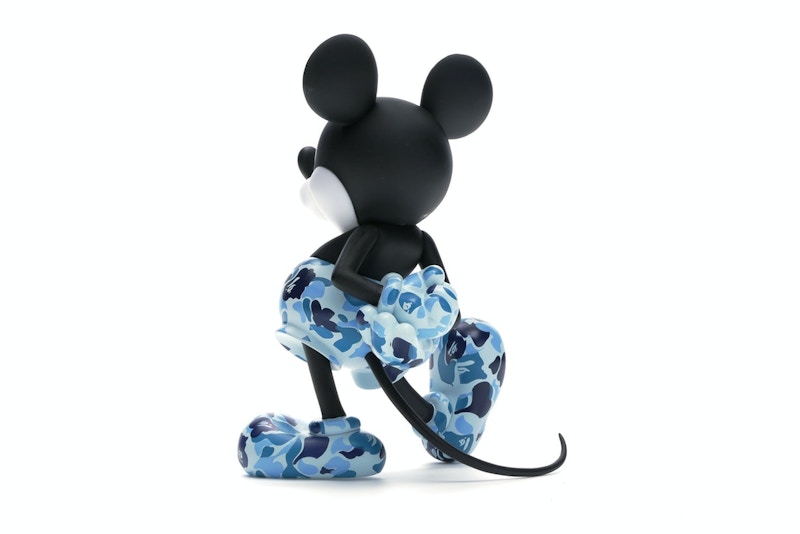 BAPE x Mickey Mouse 90th Anniversary Figure Blue Camo