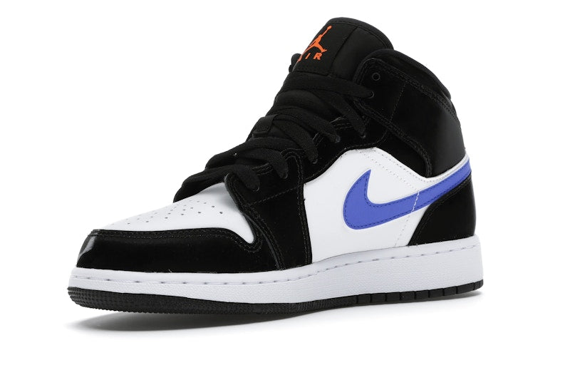 Jordan 1 Mid Black Racer Blue White (GS)