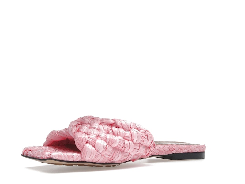 Bottega Veneta Raffia Stretch Flat Sandals Blossom (Women's)
