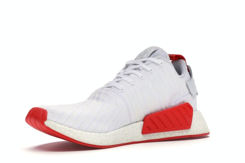 adidas NMD R2 White Core Red Two Toned