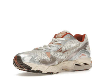 Mizuno Wave Rider 10 White Silver Orange