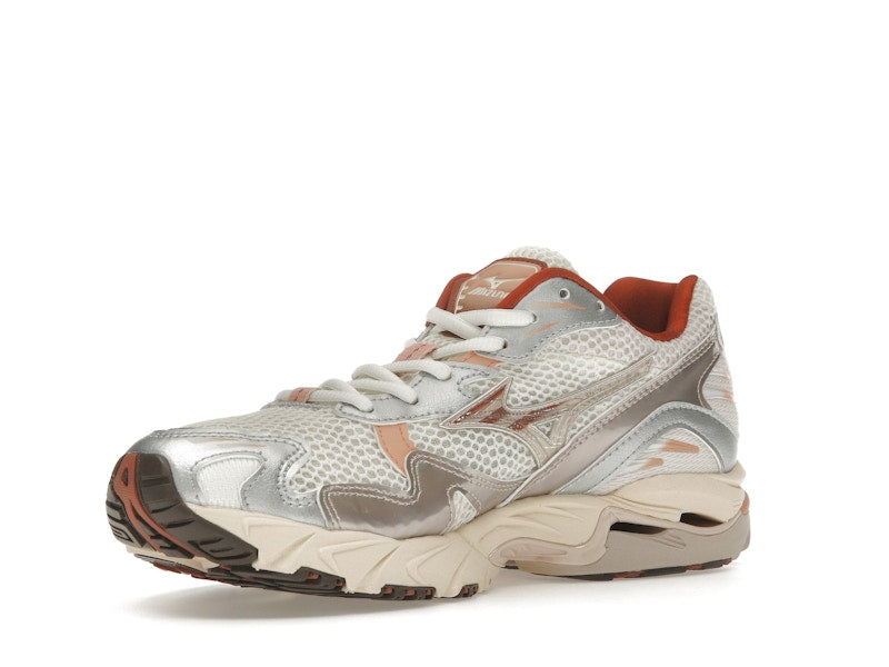Mizuno Wave Rider 10 White Silver Orange