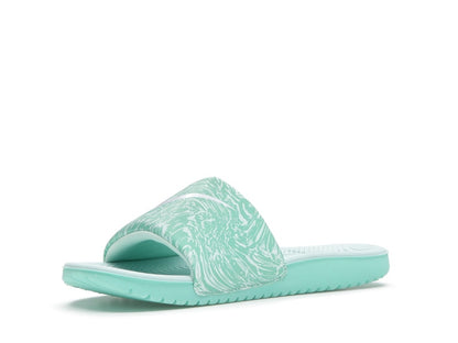 Nike Kawa Slide Print Emerald Rise (GS)