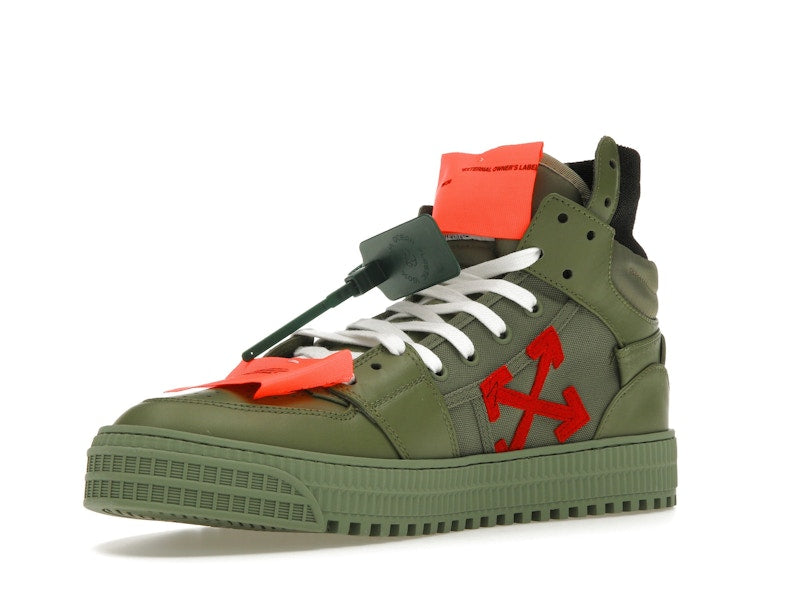 OFF-WHITE Off Court 3.0 Military Green Fuschia