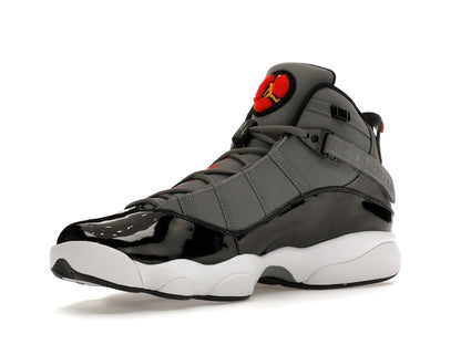 Jordan 6 Rings Smoke Grey Black Red Gold