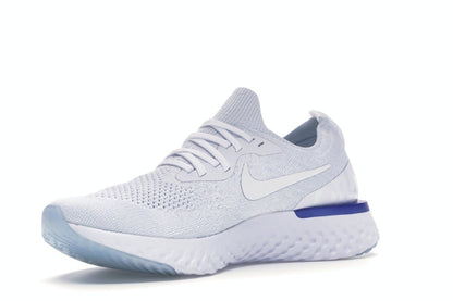 Nike Epic React Flyknit White Racer Blue (Women's)