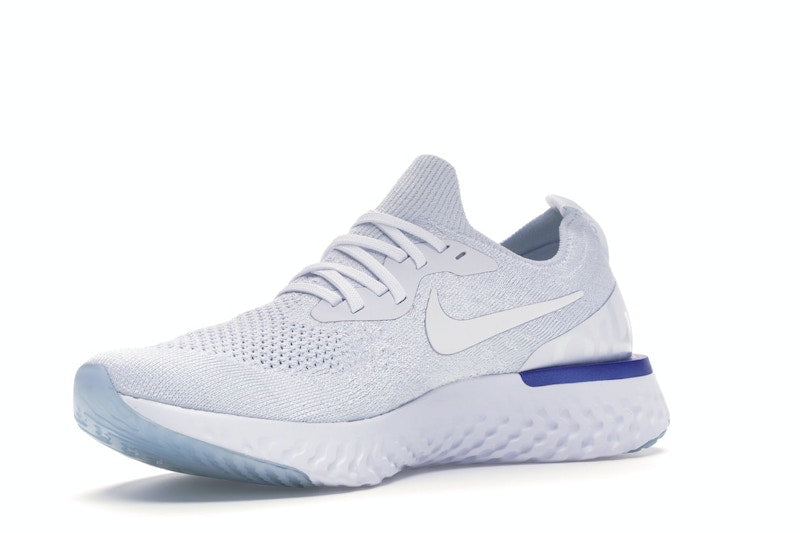 Nike Epic React Flyknit White Racer Blue (Women's)