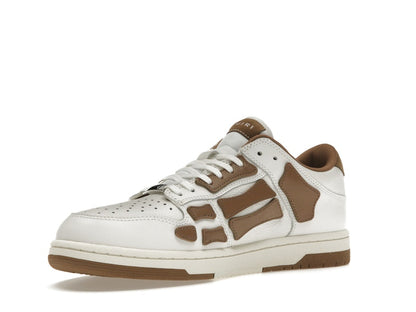AMIRI Skel Top Low White Brown White