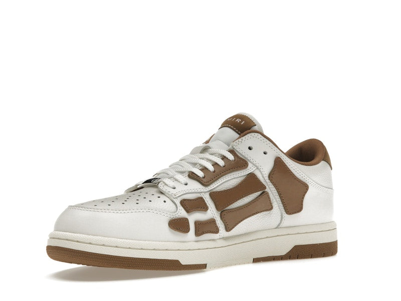 AMIRI Skel Top Low White Brown White
