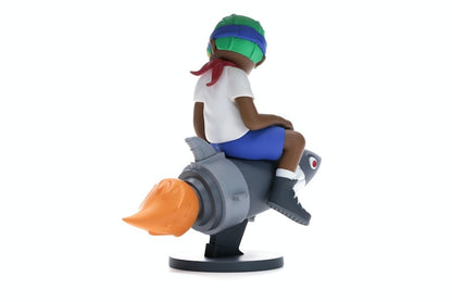 Hebru Brantley x Billionaire Boys Club x Bait Beyond The Beyond Fly Boy Figure 9 Inches White/Multi