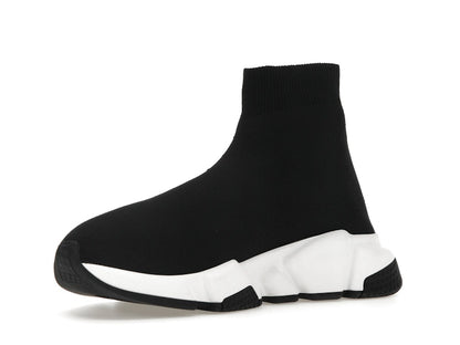 Balenciaga Speed Graffiti Trainers White Black Logo (Women's)