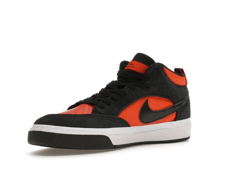 Nike SB React Leo Black Electro Orange