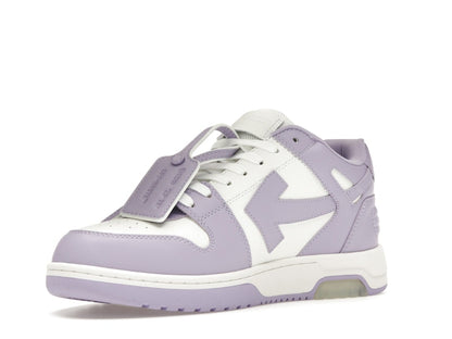 OFF-WHITE Out Of Office Calf Leather White Lilac