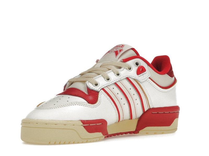 adidas Rivalry Low 86 Core White Off White Team Power Red