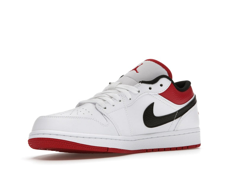 Jordan 1 Low White University Red Black