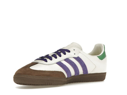 adidas Samba OG Off White Core Purple Green Brown (Women's)