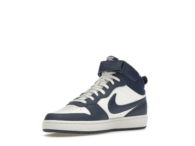 Nike Court Borough Mid 2 White Blue Void (GS)