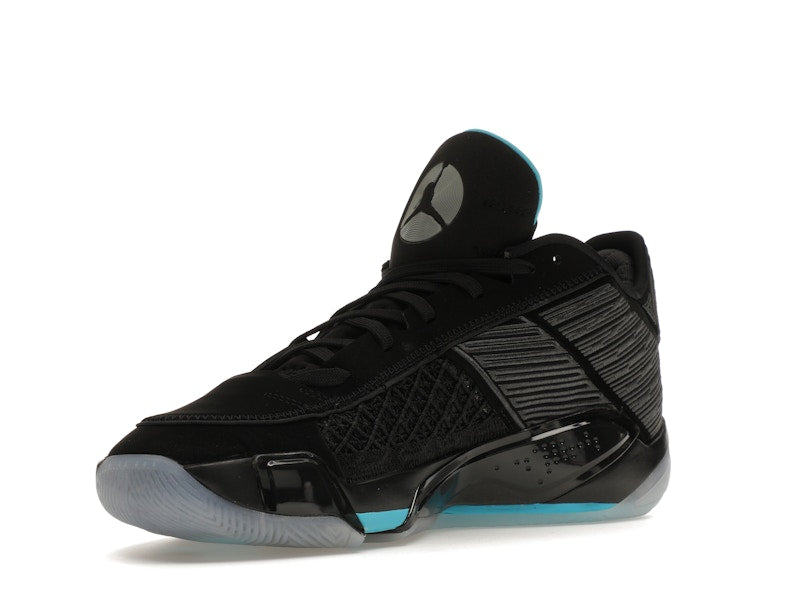 Jordan 38 Low Black Gamma Blue (Translucent Sole)
