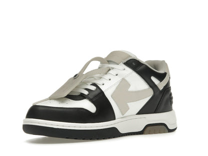 OFF-WHITE Out Of Office OOO Low Tops Black Beige