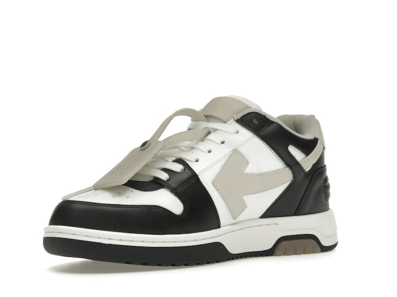 OFF-WHITE Out Of Office OOO Low Tops Black Beige