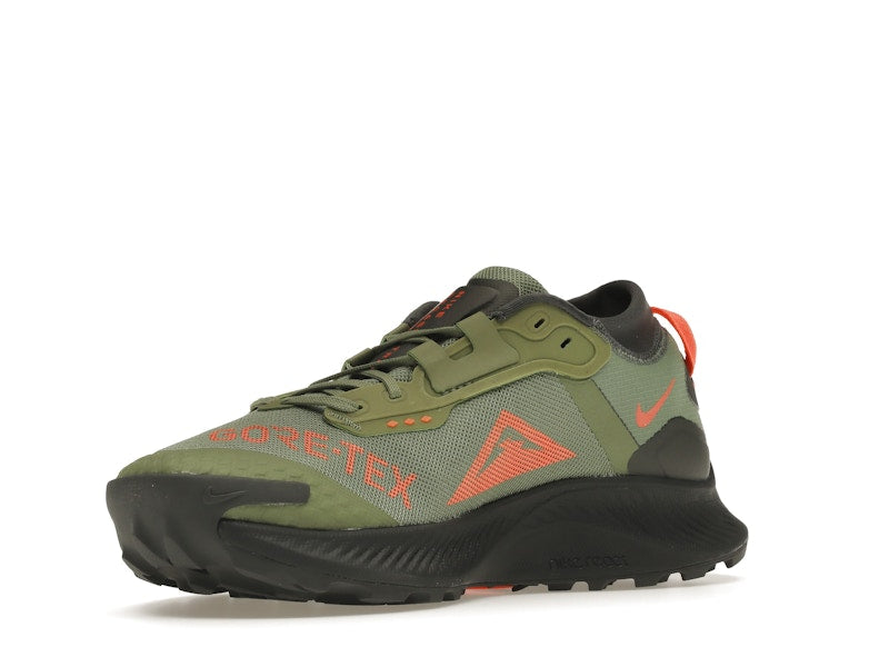Nike Pegasus Trail 3 Gore-Tex Oil Green Iron Grey Total Orange