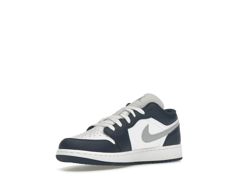 Jordan 1 Low Midnight Navy Wolf Grey (GS)