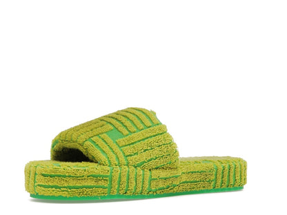 Bottega Veneta Resort Geometric Sandal Parakeet Kiwi