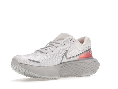 Nike ZoomX Invincible Run Flyknit White Pure Platinum Chile Red
