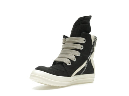 Rick Owens Geobasket Jumbo Lace High Black Milk (Women's)